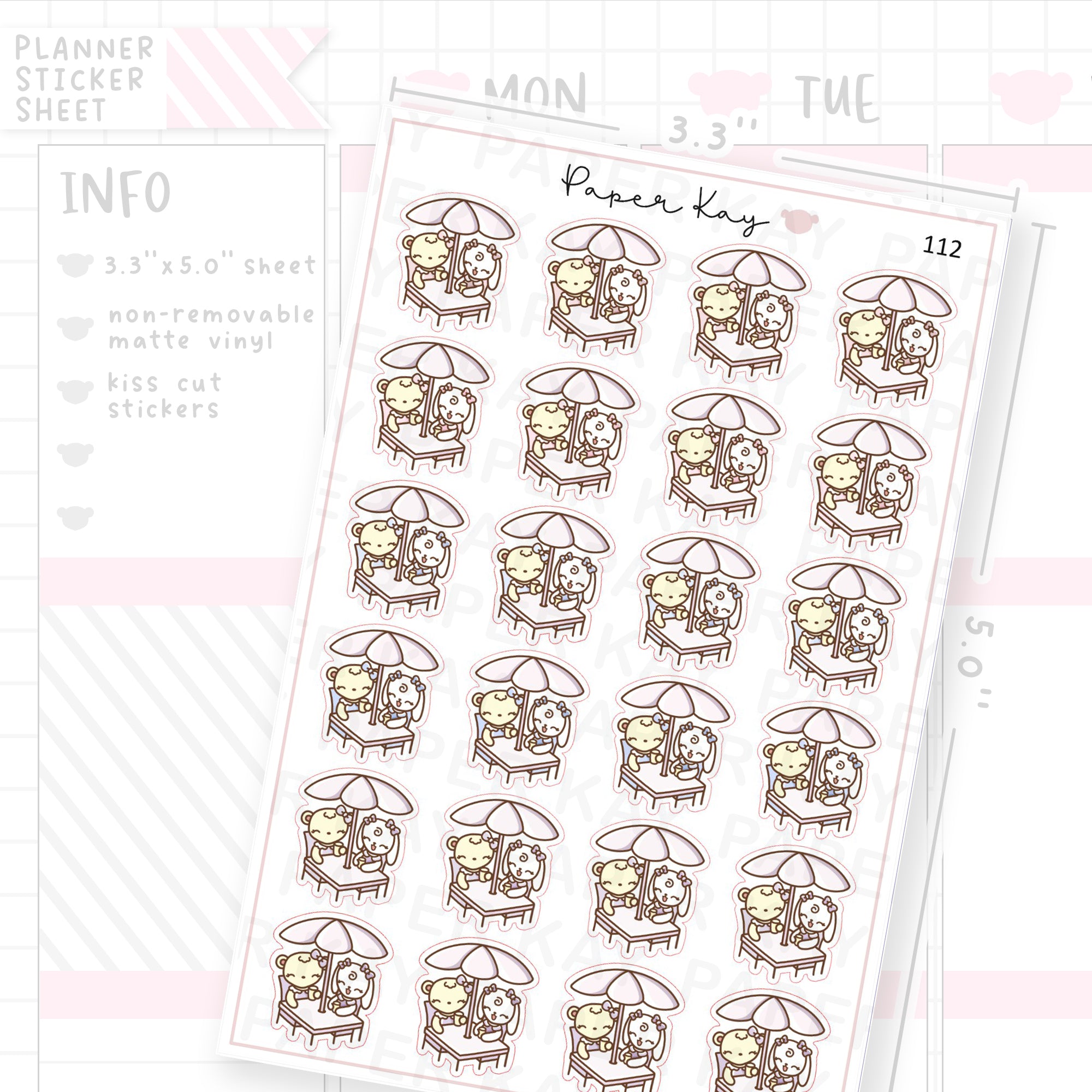 Catch Up Sticker Sheet