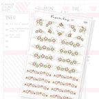 Pink Flower Vine Sticker Sheet