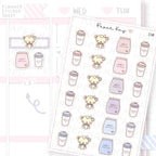 Protein Shake Sticker Sheet