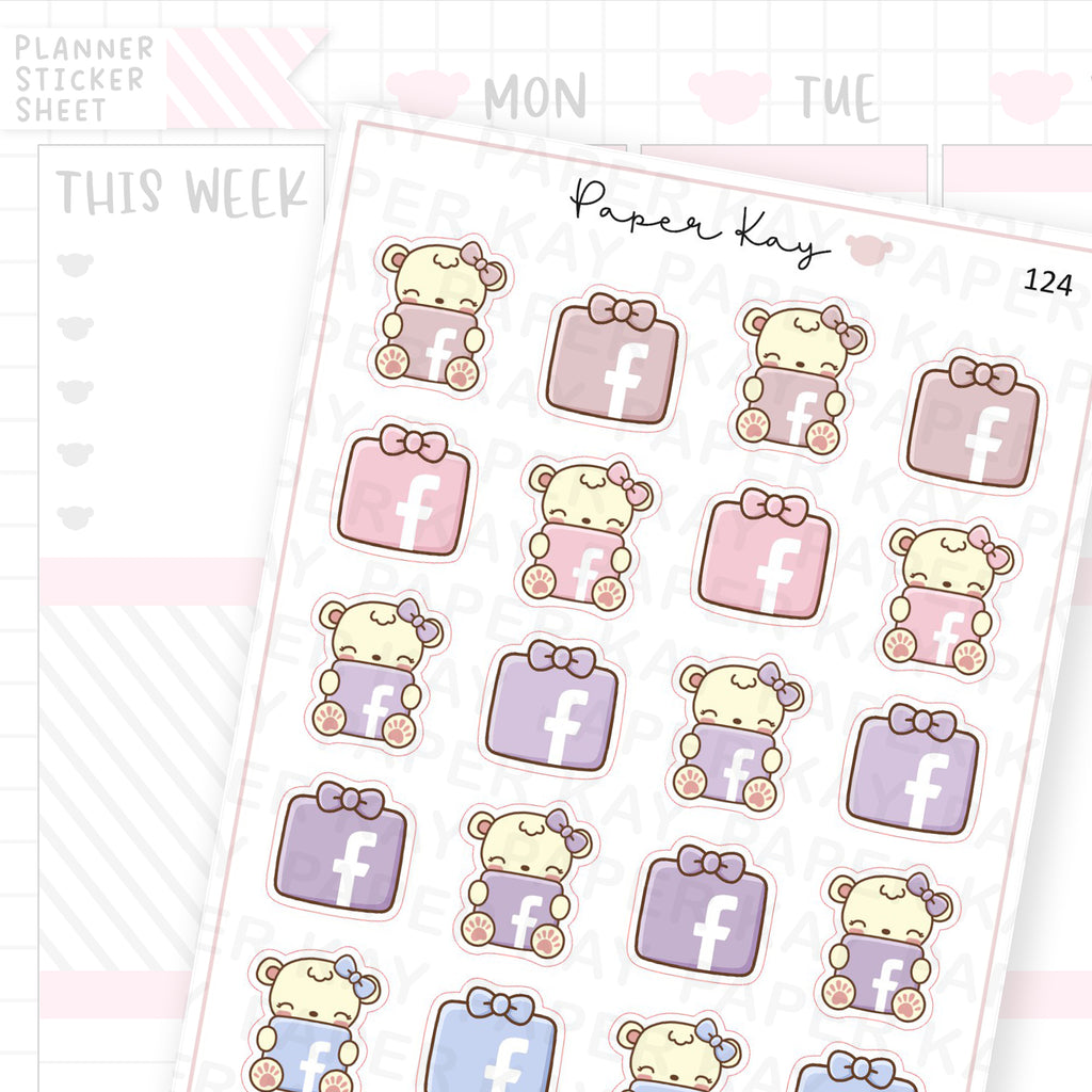 Social Media Sticker Sheet