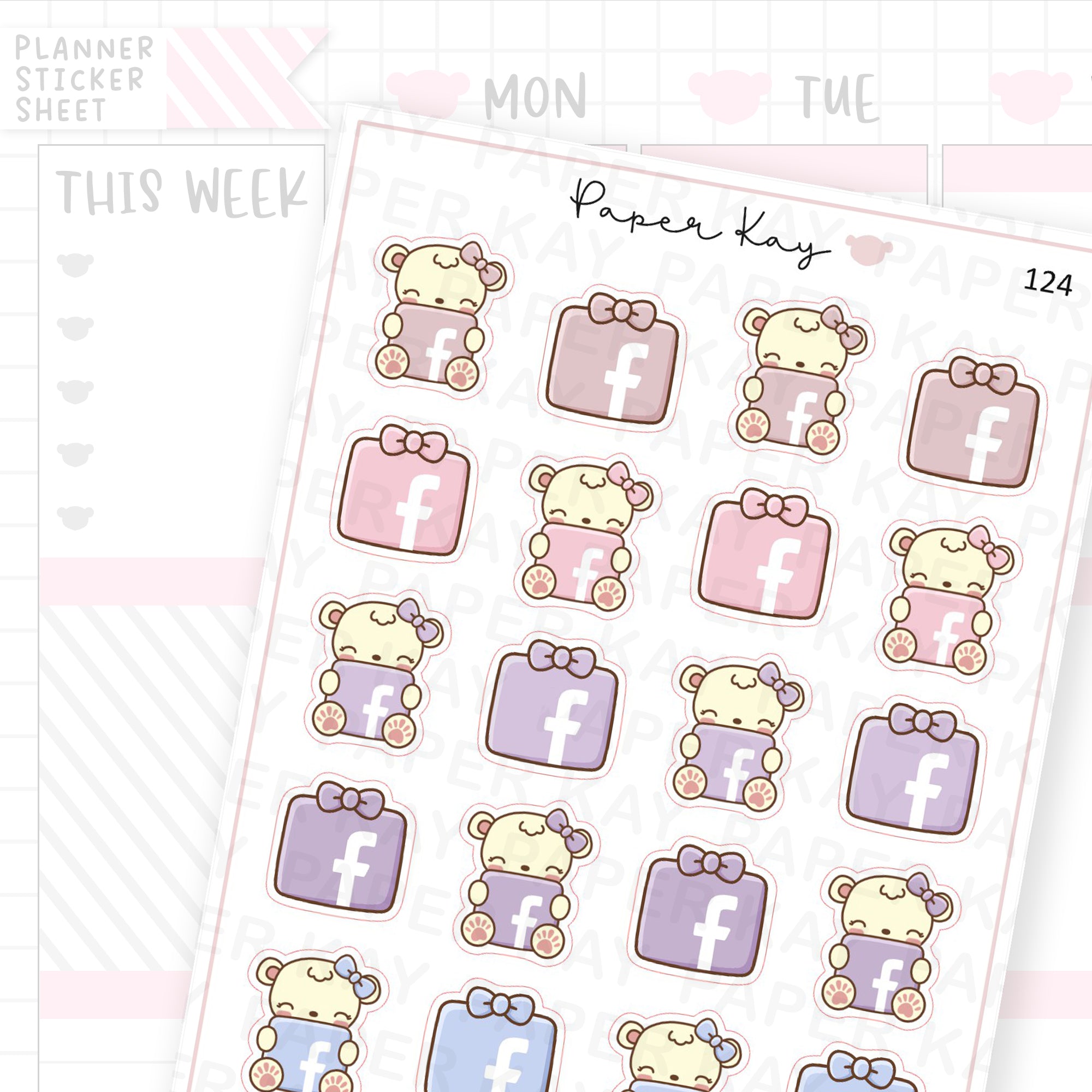 Social Media Sticker Sheet