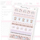 Pastel Fall Washi Strip Sticker Sheet