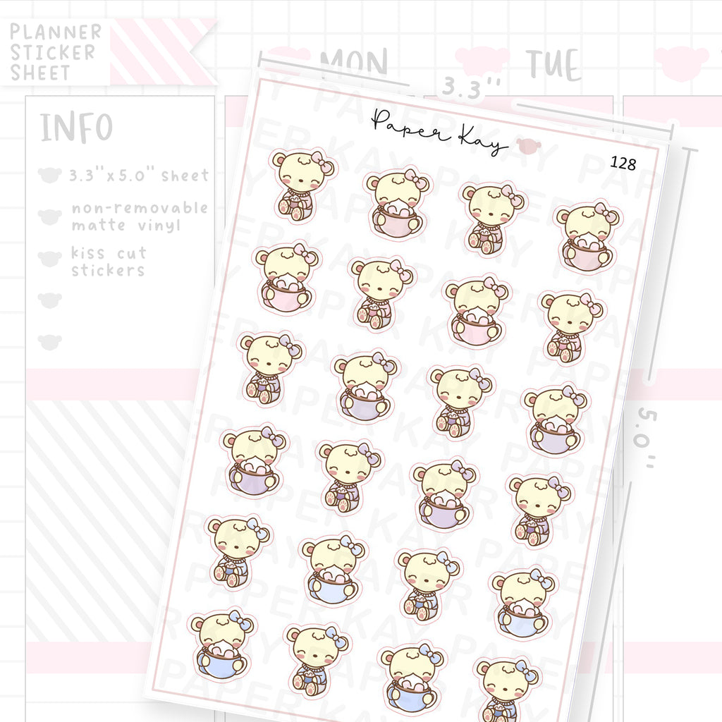 Hot Chocolate / Cocoa Sticker Sheet
