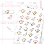 Inhaler / Asthma Tracker Sticker Sheet