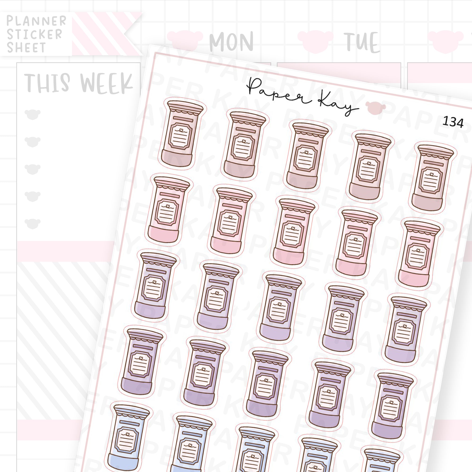 Post Box / Mailbox Sticker Sheet