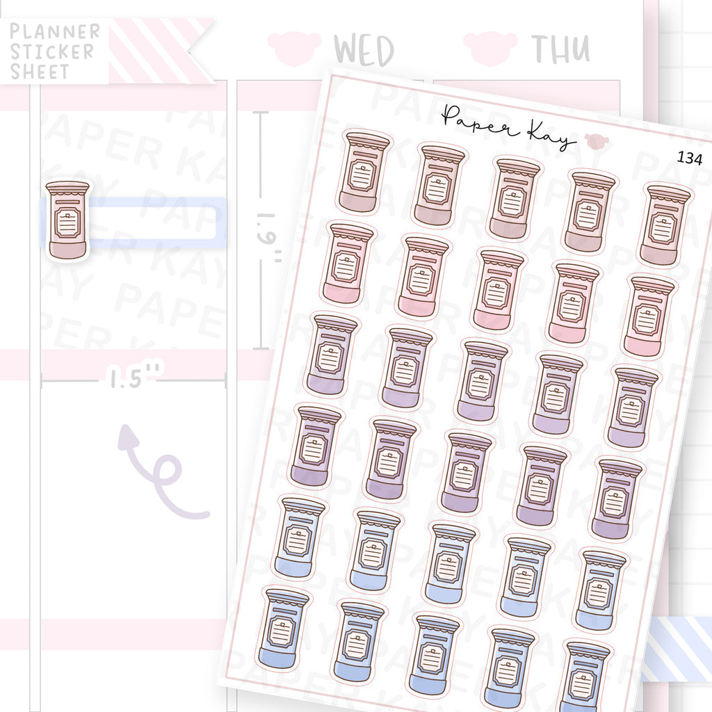 Post Box / Mailbox Sticker Sheet