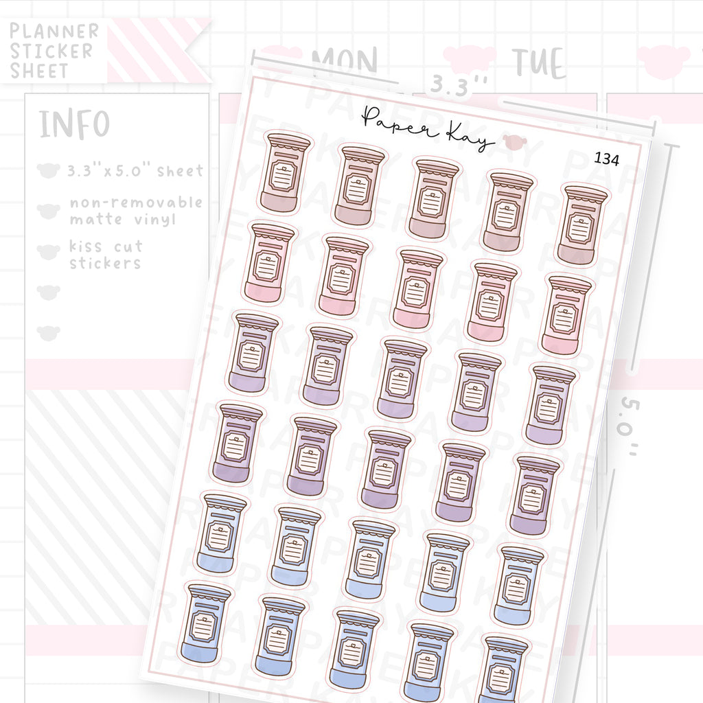 Post Box / Mailbox Sticker Sheet