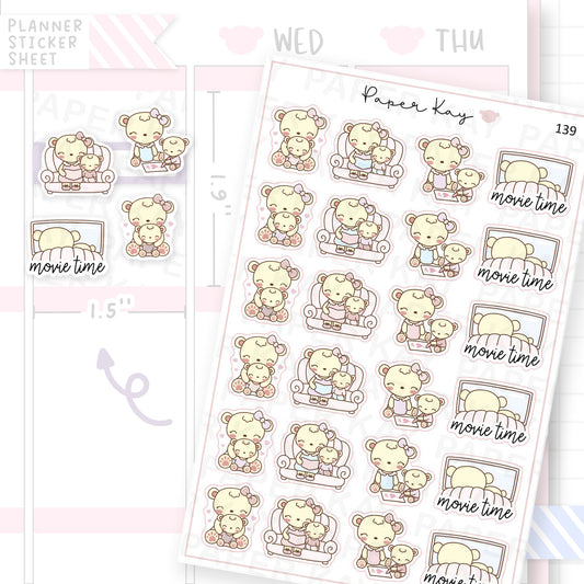 Mother + Child Quality Time Sticker Sheet