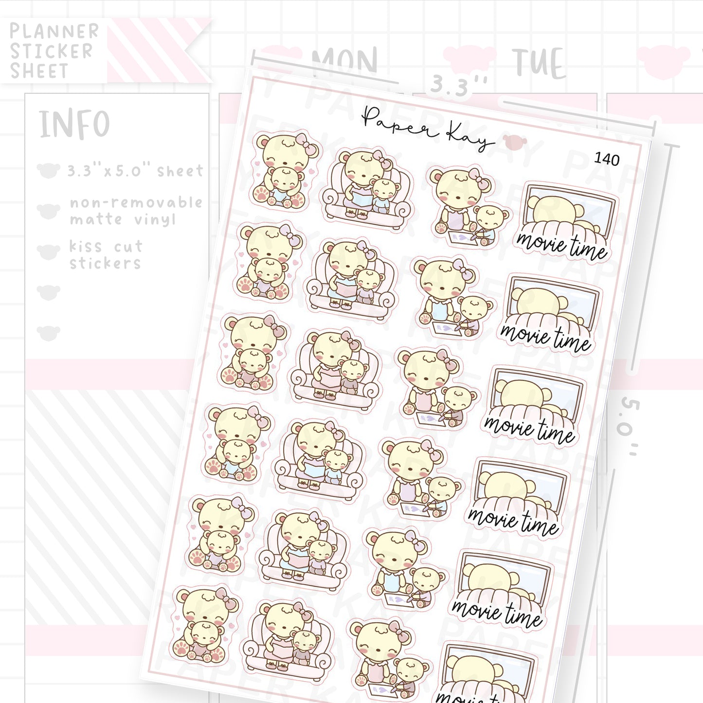 Mother + Child Quality Time Sticker Sheet