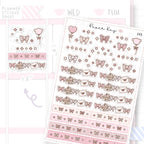 Sweet Birthday Bow Header Sticker Sheet