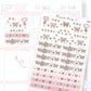 Sweet Birthday Bow Header Sticker Sheet