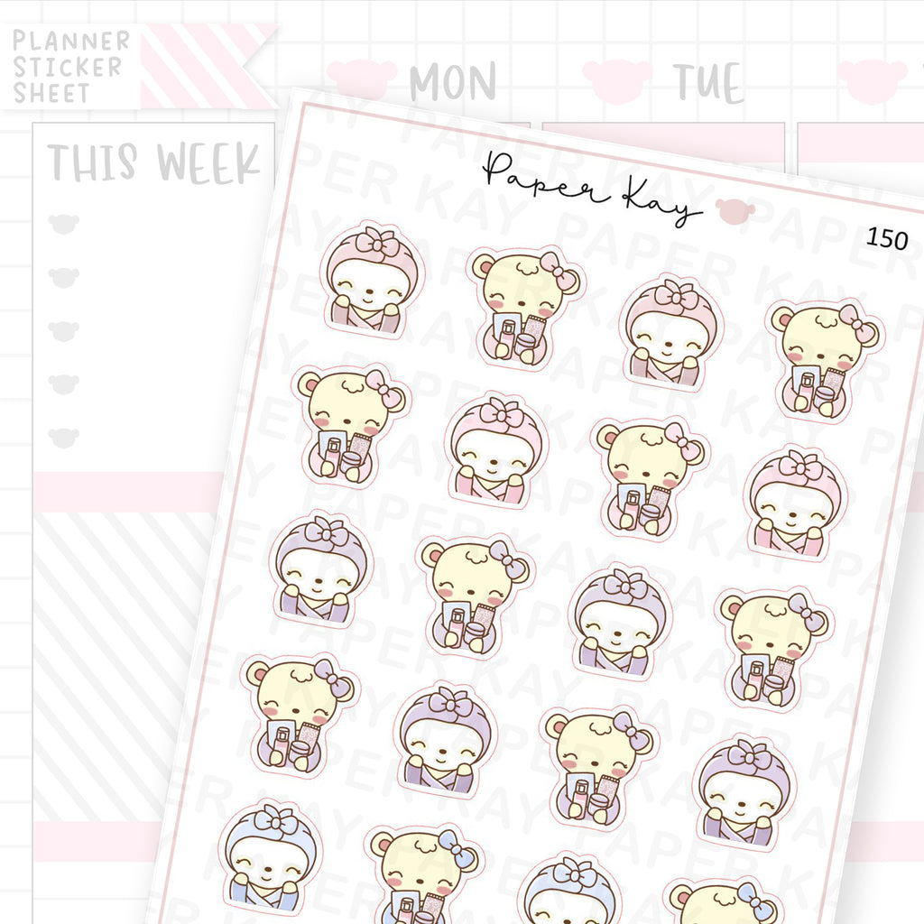 Skincare Sticker Sheet