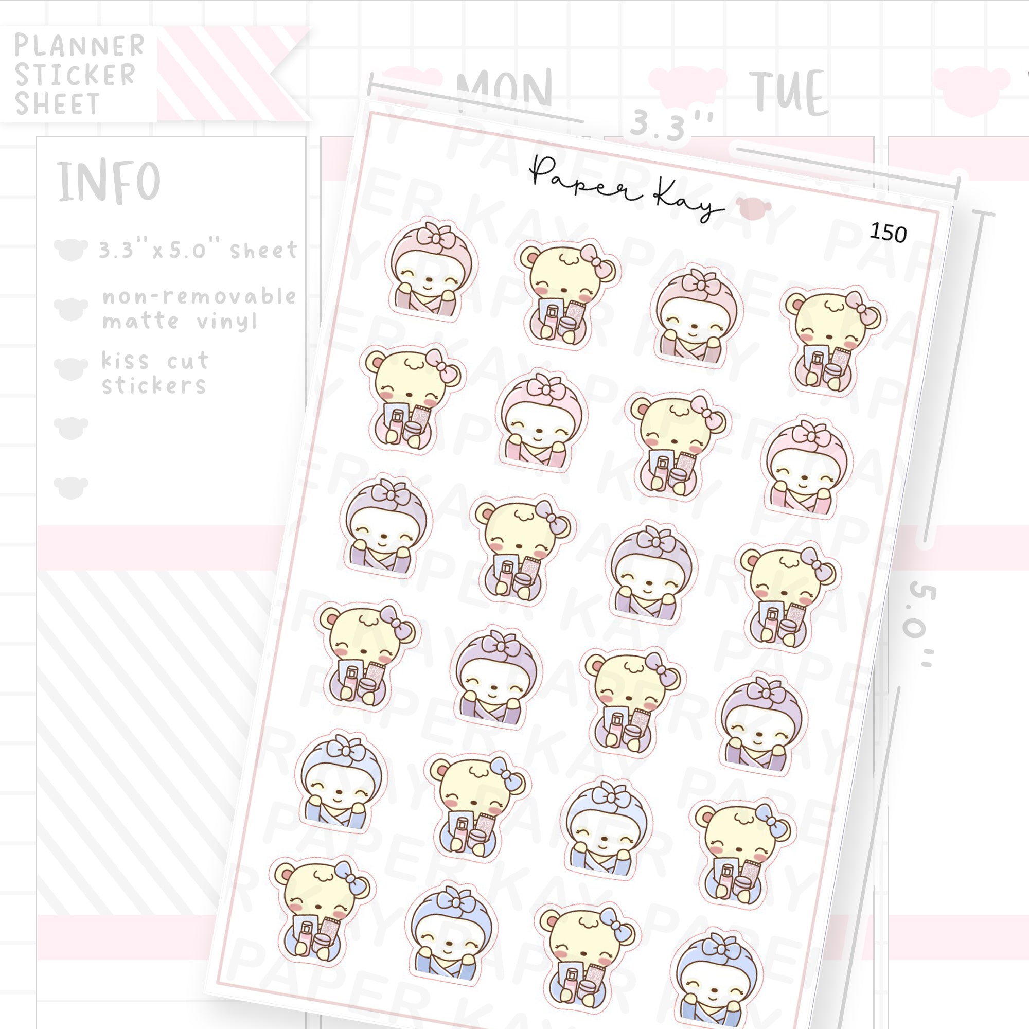 Skincare Sticker Sheet