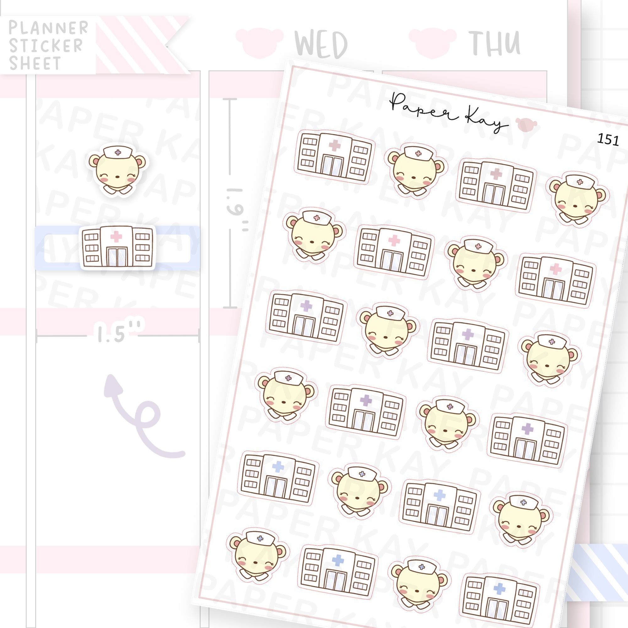 Doctor / Nurse Sticker Sheet