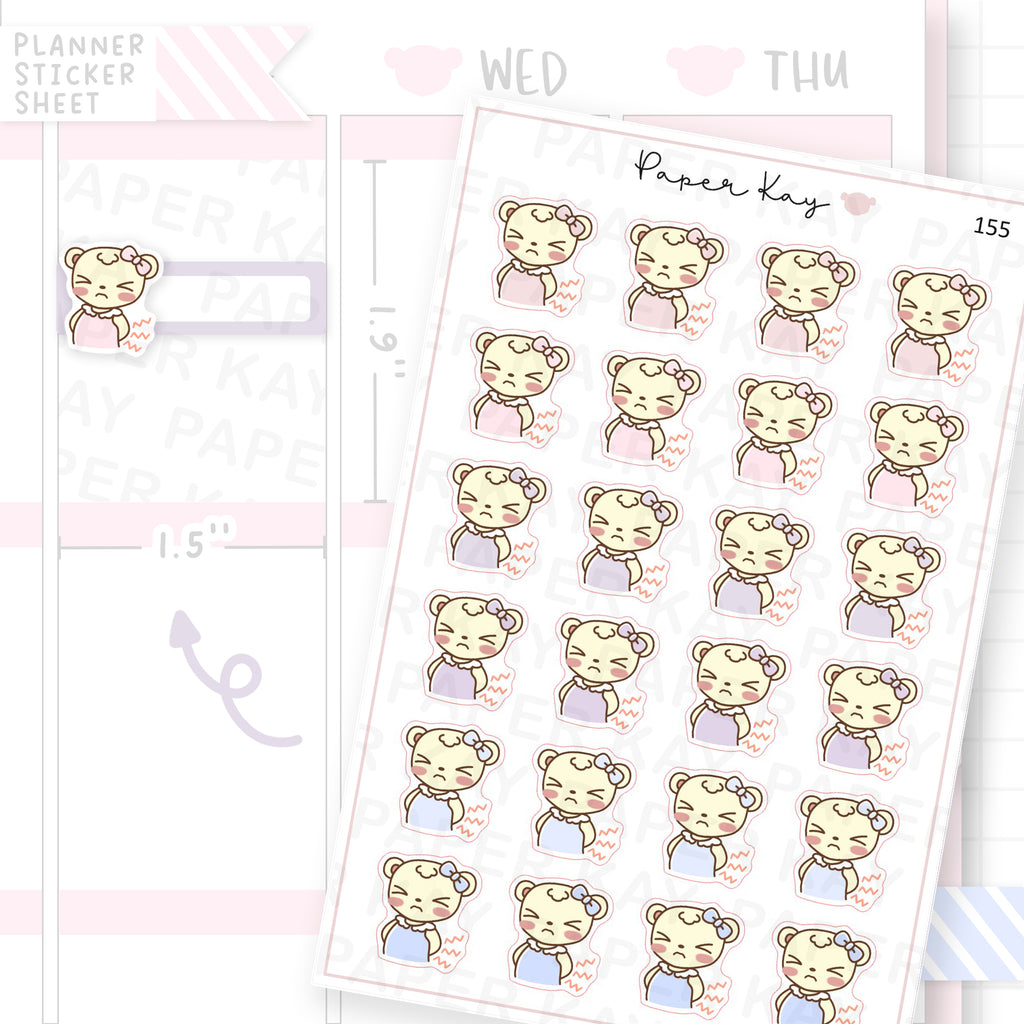 Backache Sticker Sheet