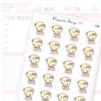 Cramp / Stomach Ache Sticker Sheet