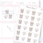 Medicine / Vitamins / Pills Sticker Sheet