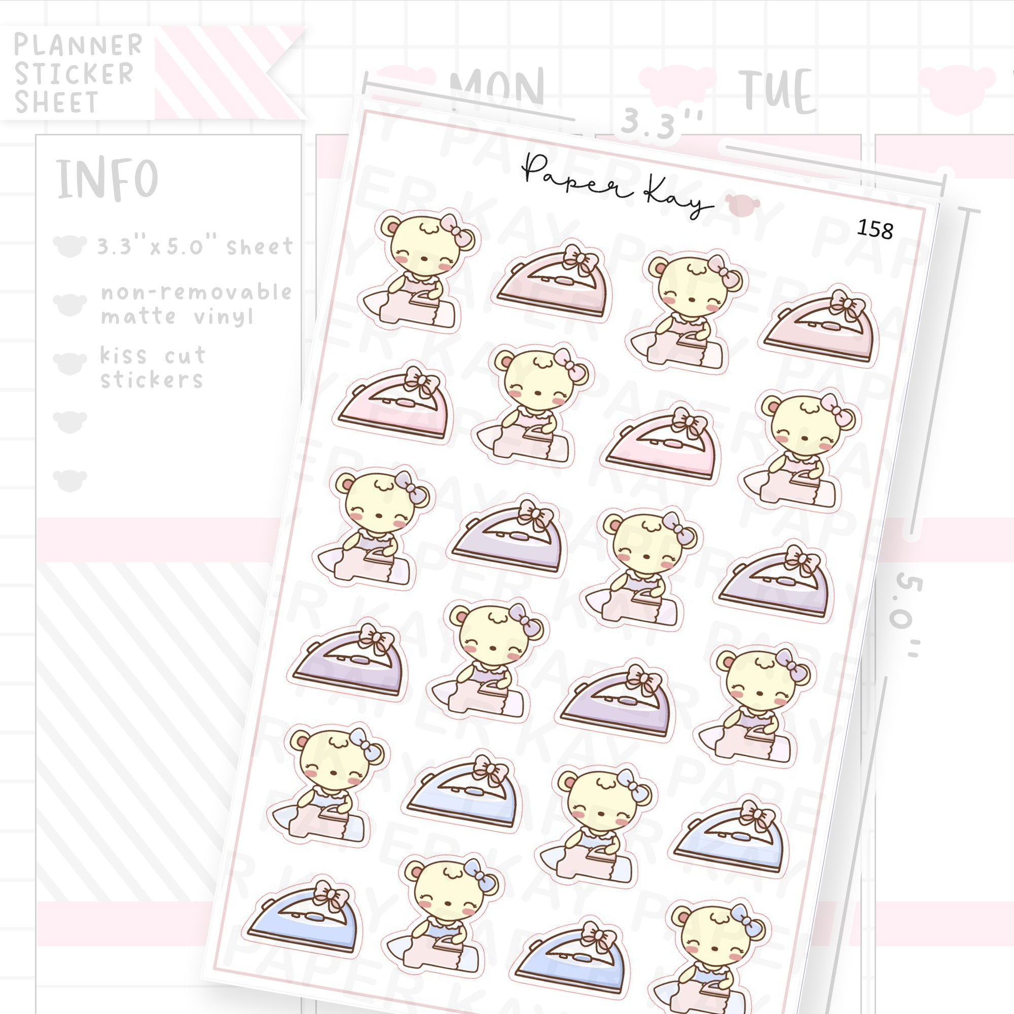 Ironing Sticker Sheet
