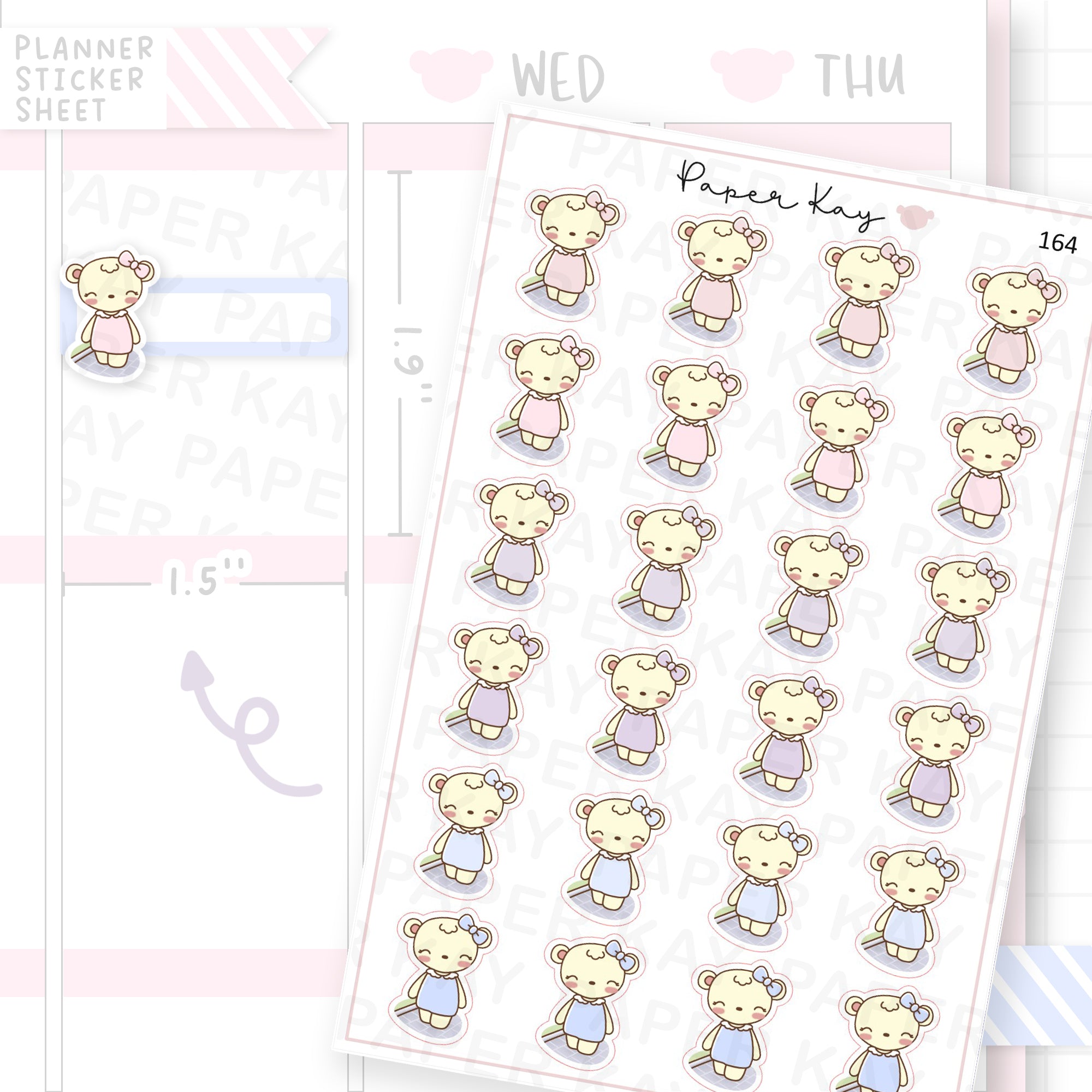 Walk Sticker Sheet