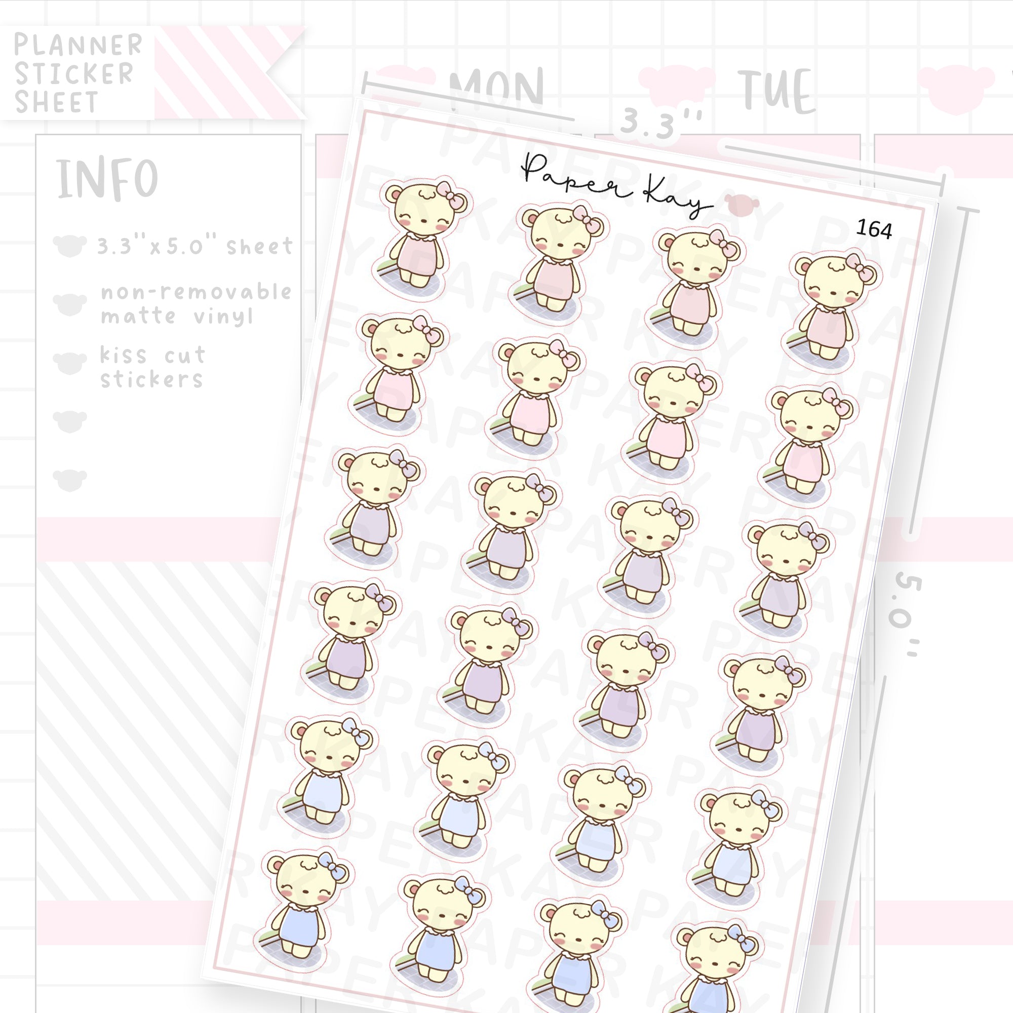 Walk Sticker Sheet