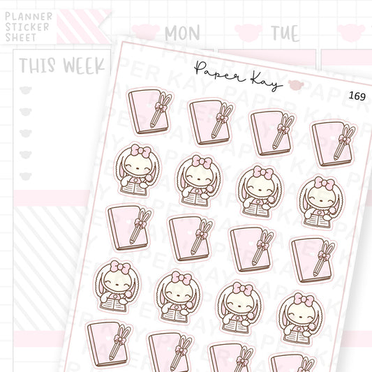Planner Bunny - Journal/Plan Sticker Sheet
