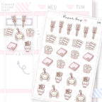 Planner Bunny - Stationery Sticker Sheet