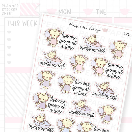 Spoonie Sticker Sheet