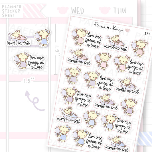 Spoonie Sticker Sheet