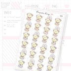 Confused/Stressed/Brain Fog Sticker Sheet