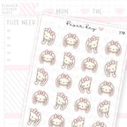Planner Bunny - Peek-a-boo Sticker Sheet