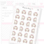 Planner Bunny - Peek-a-boo Sticker Sheet