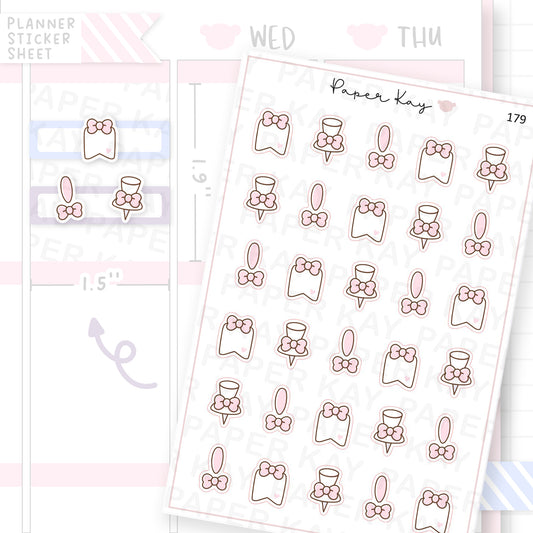 Planner Bunny - Page Markers Sticker Sheet