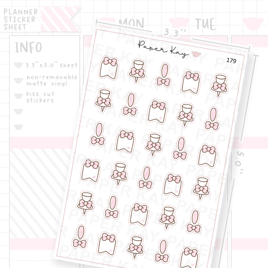 Planner Bunny - Page Markers Sticker Sheet