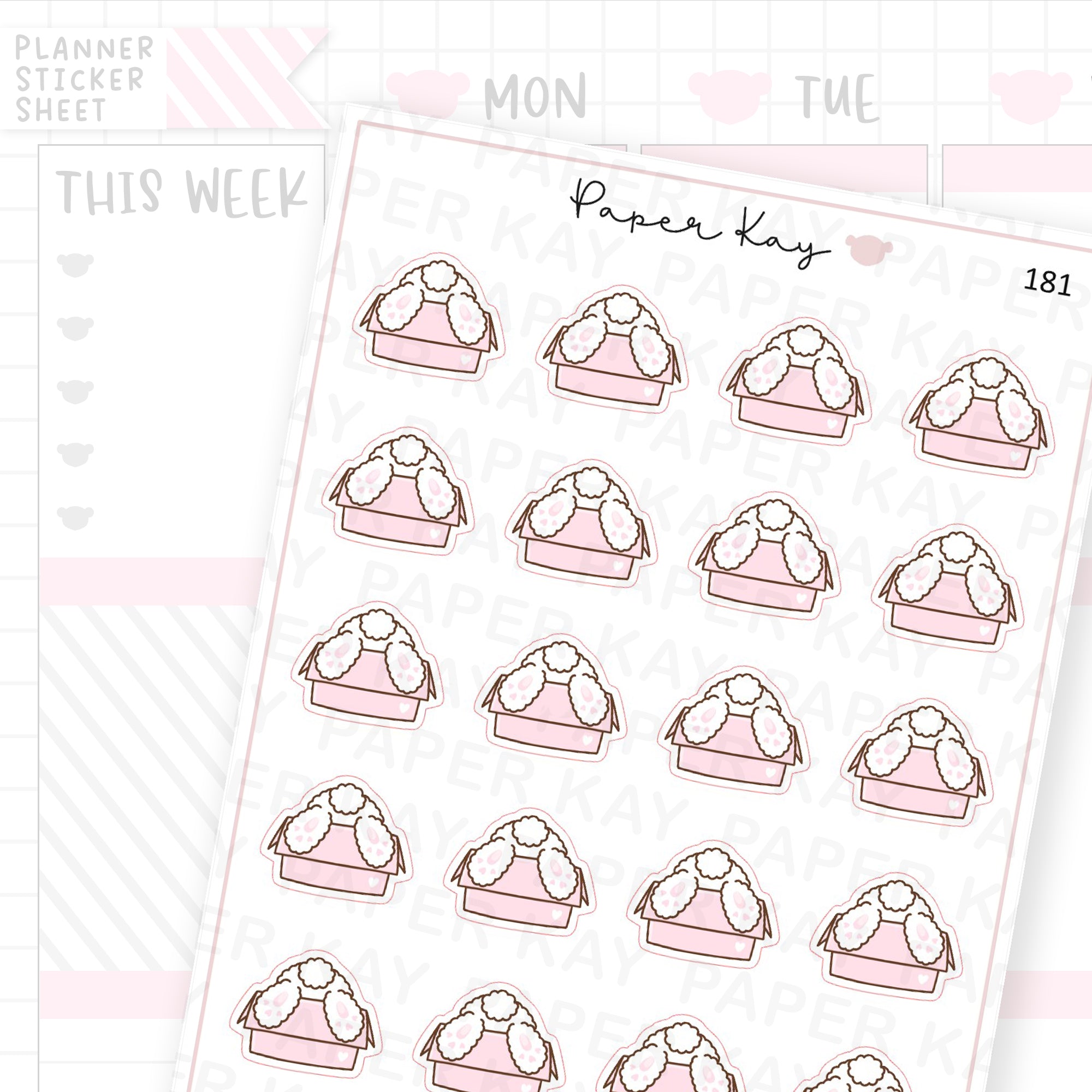 Planner Bunny - Happy Mail Sticker Sheet – Paper Kay