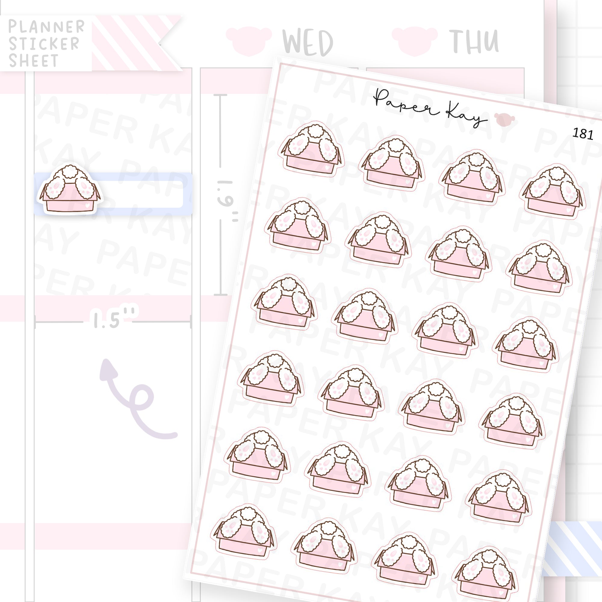 Planner Bunny - Happy Mail Sticker Sheet