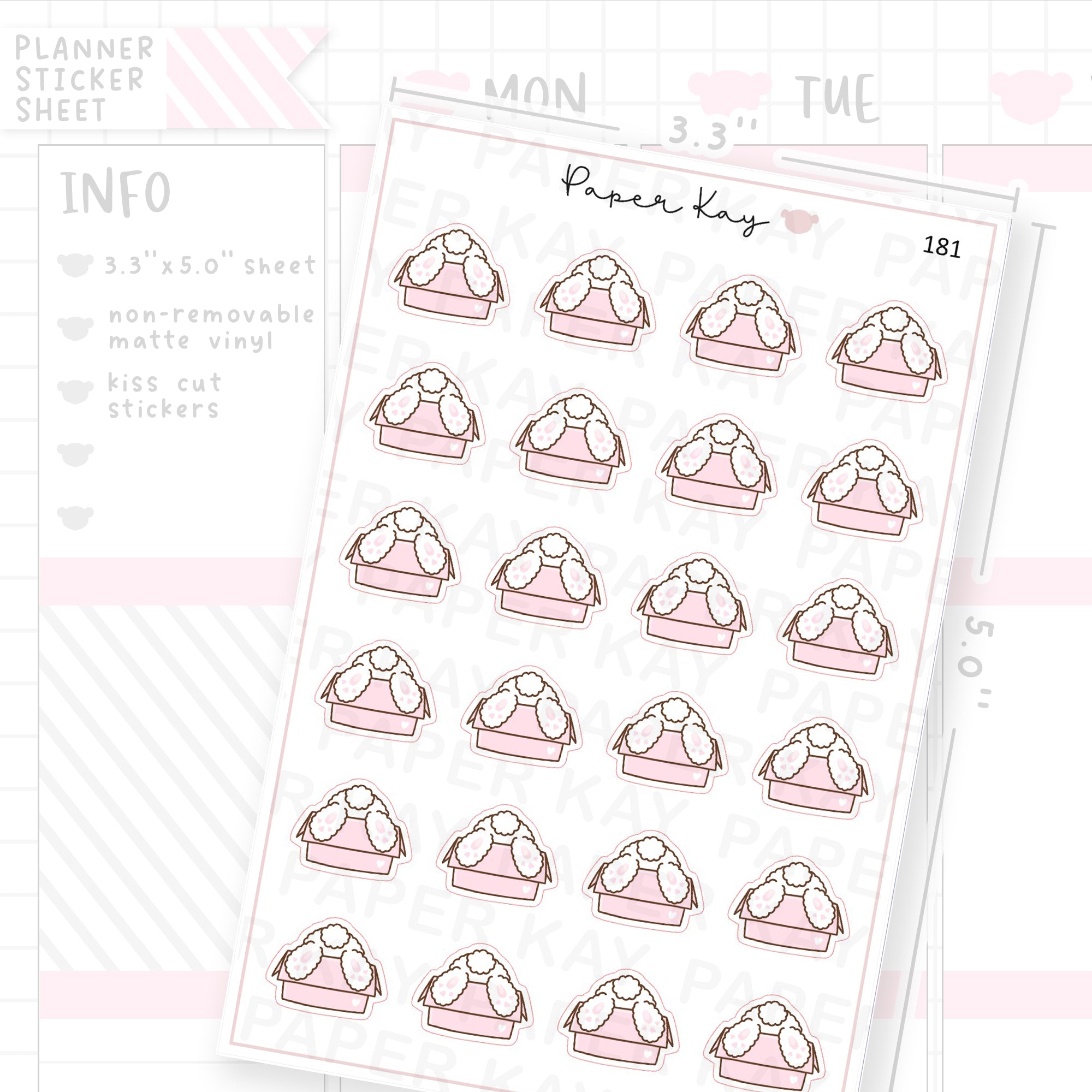 Planner Bunny - Happy Mail Sticker Sheet