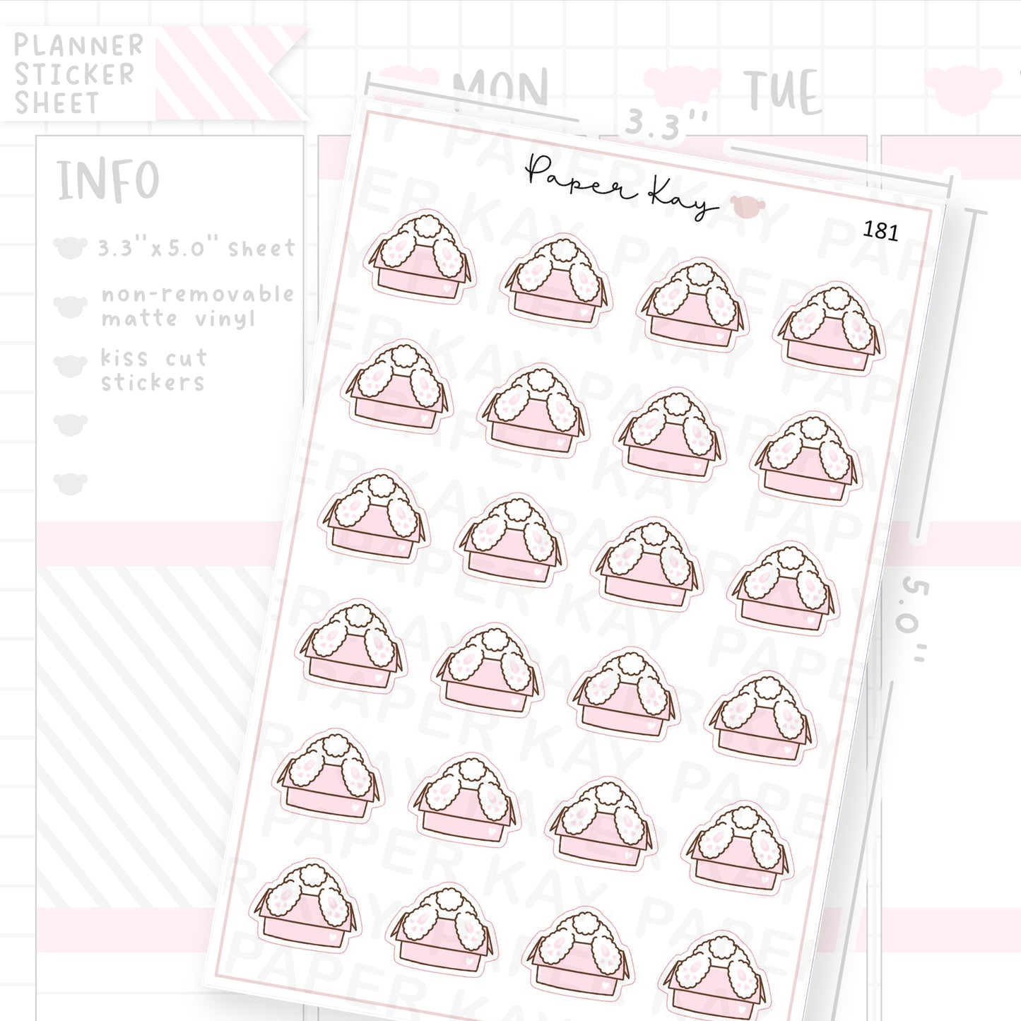 Planner Bunny - Happy Mail Sticker Sheet