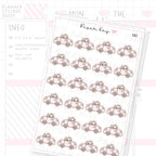 Planner Bunny - Car/Travel Sticker Sheet