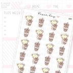 Iced Coffee Sticker Sheet