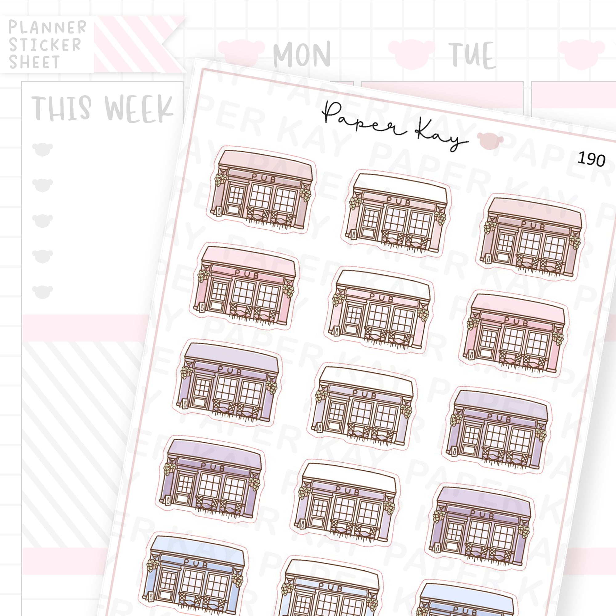 Pub Sticker Sheet