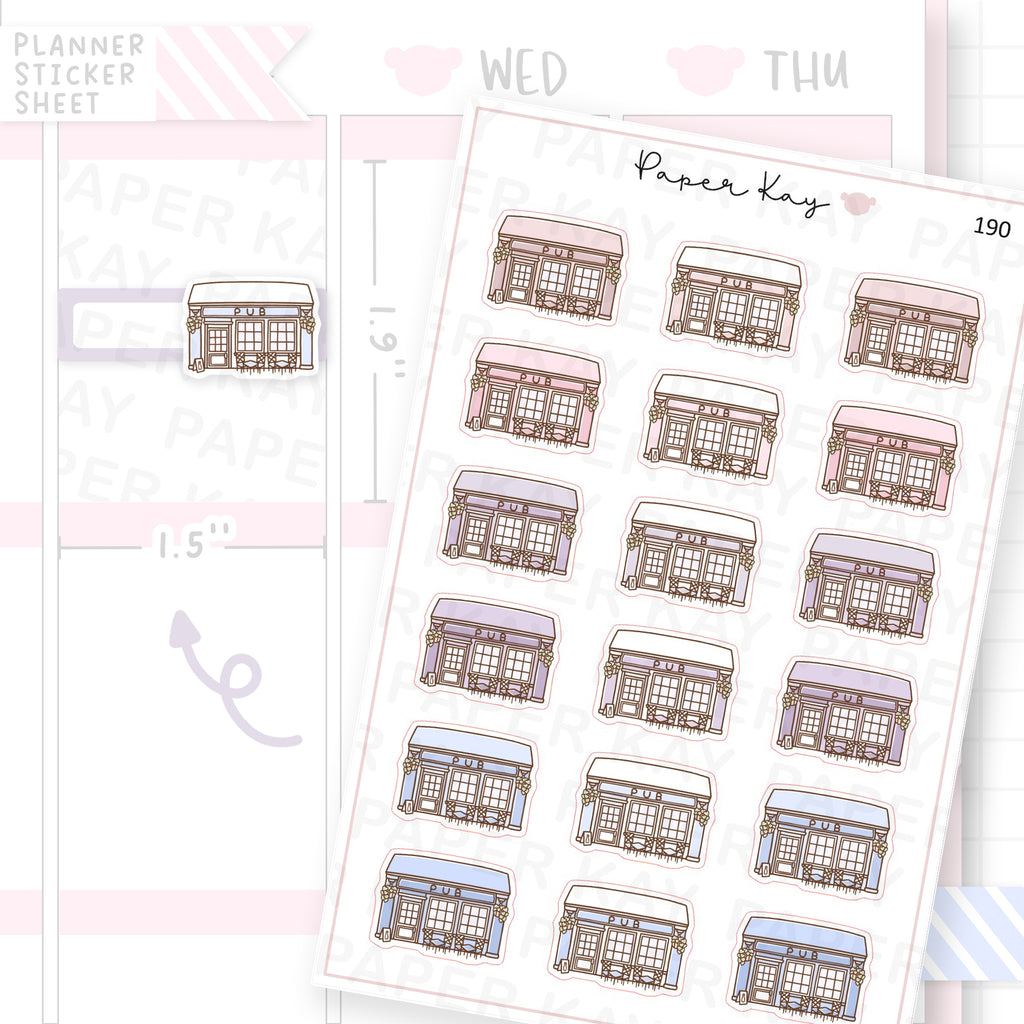 Pub Sticker Sheet