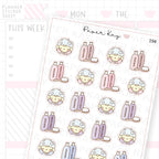 Hair Wash Sticker Sheet