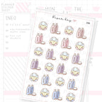 Hair Wash Sticker Sheet
