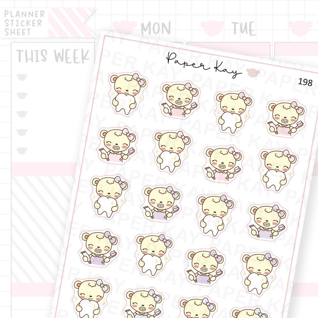 Dental Care Sticker Sheet