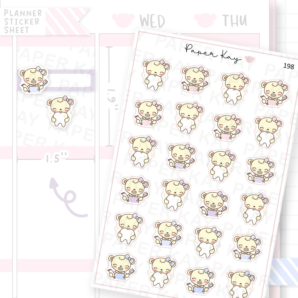 Dental Care Sticker Sheet