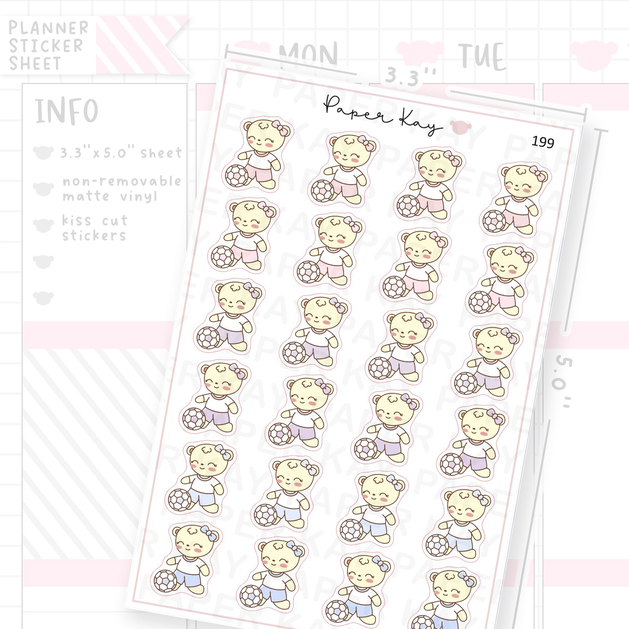 Football Sticker Sheet