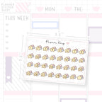 2023 Shooting Star Date Dot Stickers