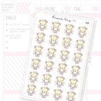 Hula Hooping Sticker Sheet