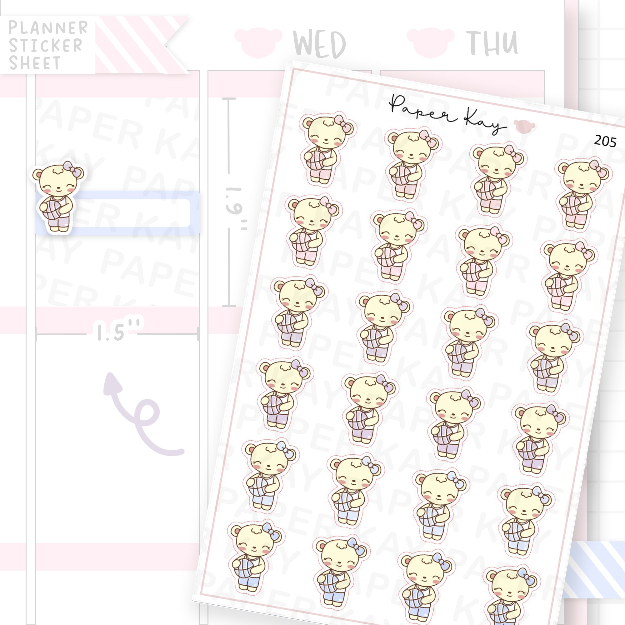 Basketball Sticker Sheet