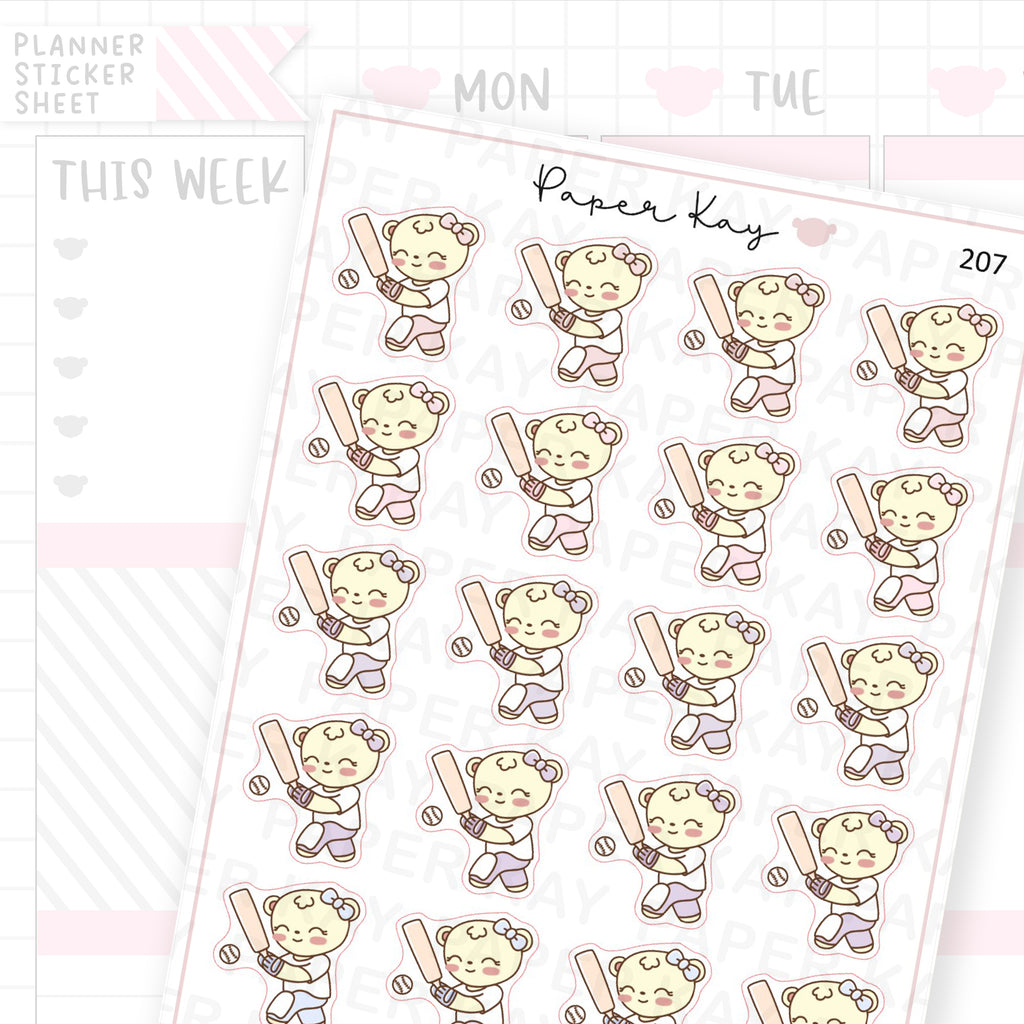 Cricket Sticker Sheet